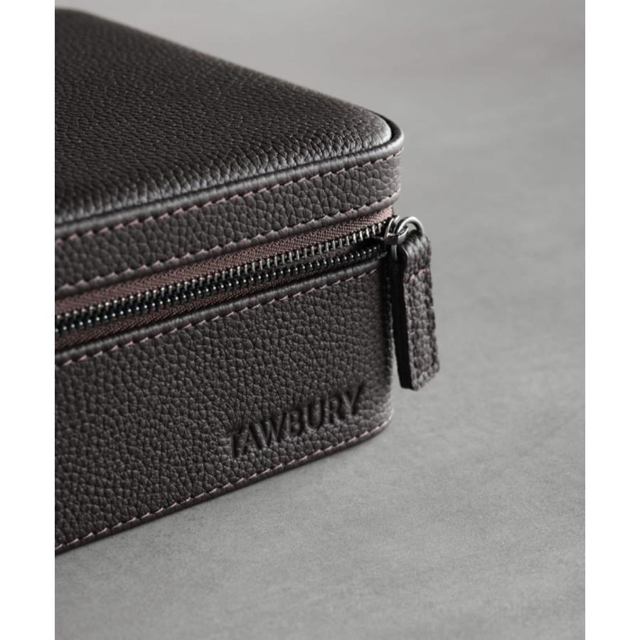 Tawbury Fraser 腕時計 ストレージ付き トラベルケース 2本 ターバリー フレイザー ウォッチボックス ポーチ ケース 収納 ボックス ポータブル高級 革 レザー |  | 04