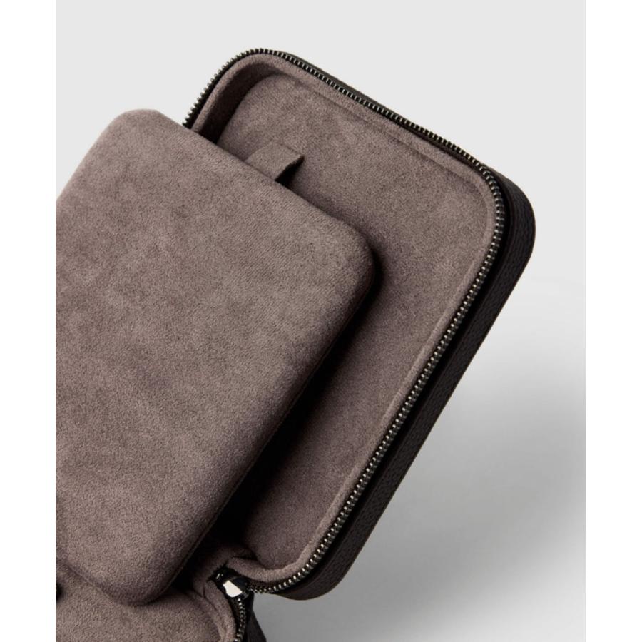 Tawbury Fraser 腕時計 ストレージ付き トラベルケース 2本 ターバリー フレイザー ウォッチボックス ポーチ ケース 収納 ボックス ポータブル高級 革 レザー |  | 05