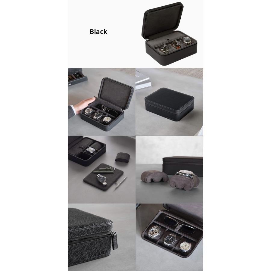 Tawbury Fraser 腕時計 トラベルケース 3本 ストレージ付き ターバリー フレイザー ウォッチボックス ポーチ ケース 収納 ボックス ポータブル高級 革 レザー |  | 13