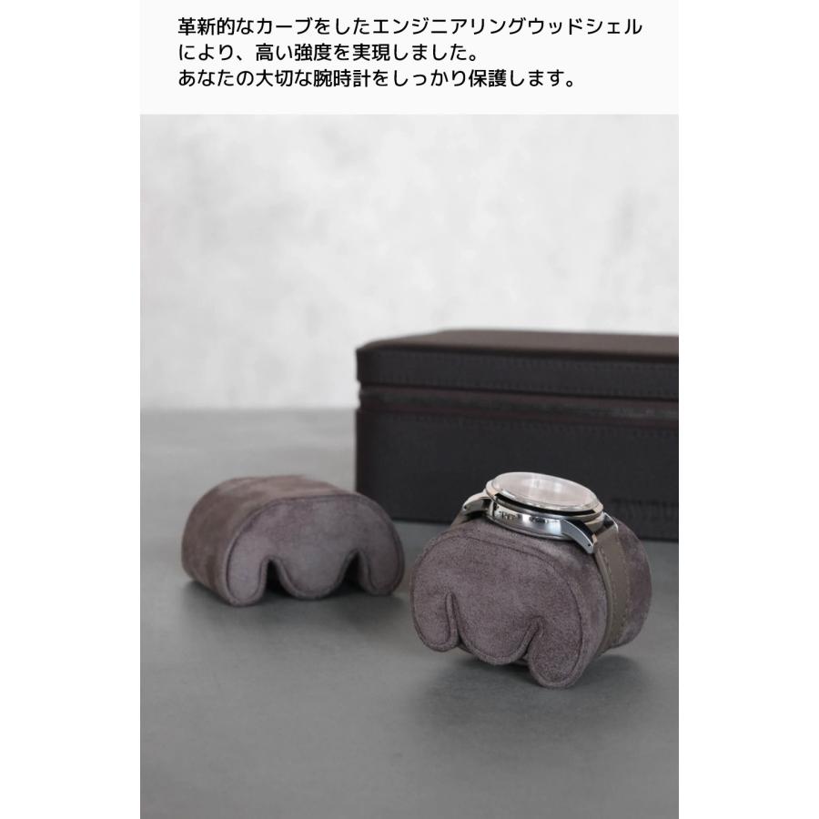 Tawbury Fraser 腕時計 トラベルケース 3本 ストレージ付き ターバリー フレイザー ウォッチボックス ポーチ ケース 収納 ボックス ポータブル高級 革 レザー |  | 05