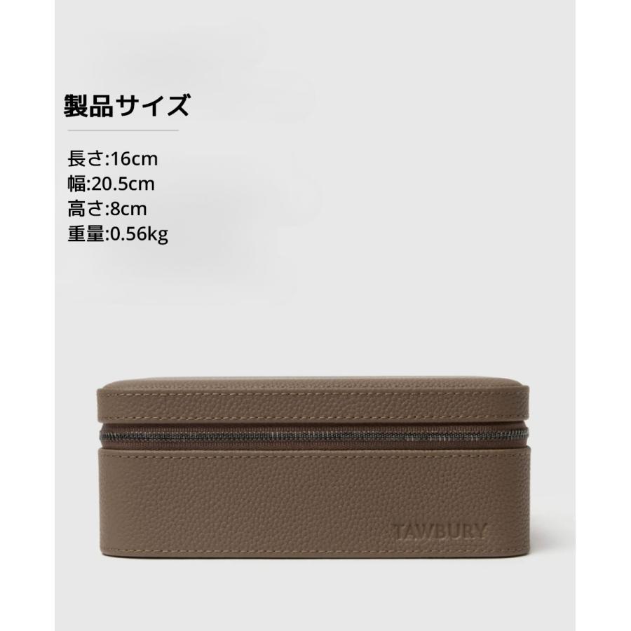Tawbury Fraser 腕時計 トラベルケース 3本 ストレージ付き ターバリー フレイザー ウォッチボックス ポーチ ケース 収納 ボックス ポータブル高級 革 レザー |  | 11