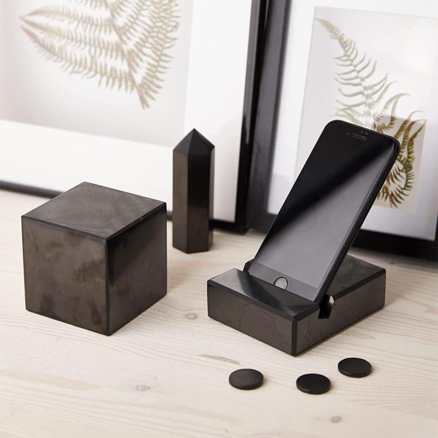 カレリアヘリテージ シュンガイト ステッカー 20mm 円形 9枚セット 丸型 FRE10 Karelian Heritage ロシア カレリア共和国産 シュンガ石 水 ペンダント |  | 04