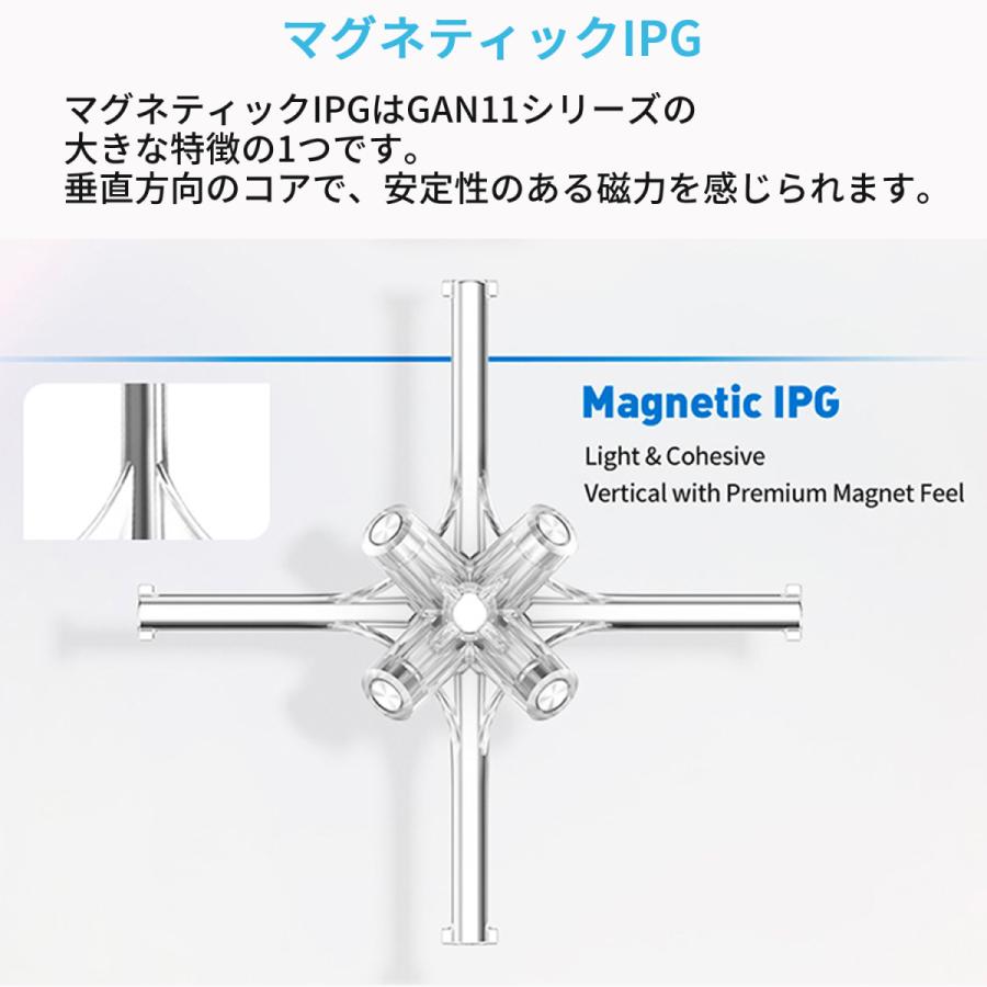 【3か月保証】Gancube GAN11 M マグネット 内蔵 スピードキューブ 競技用 ルービックキューブ 3x3 磁石 公式 圧縮 マグネット 内蔵 キューブ GAN 11 M |  | 05