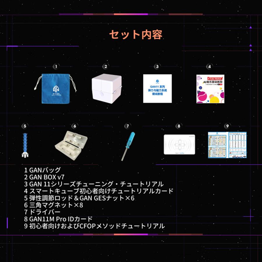 【3か月保証】Gancube GAN 11 M Pro 磁気 スピードキューブ 競技用 ルービックキューブ 3x3 磁石 ガンキューブ GAN11MPro ステッカーレス 磁石 圧縮 |  | 19