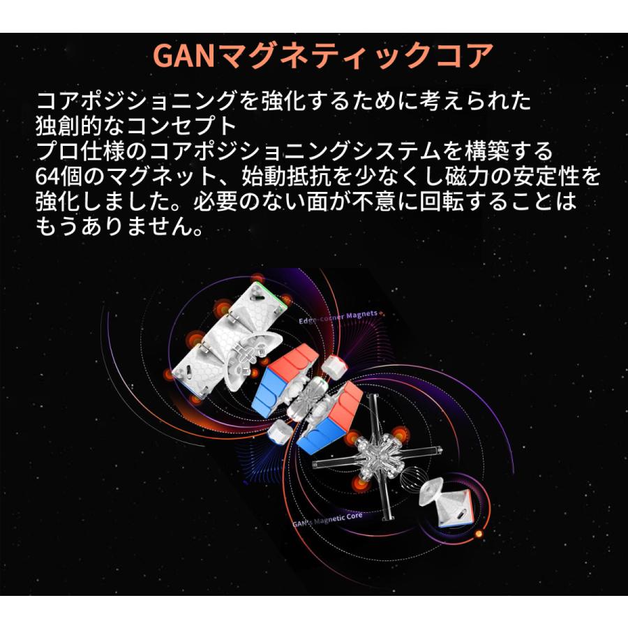 【3か月保証】Gancube GAN 11 M Pro 磁気 スピードキューブ 競技用 ルービックキューブ 3x3 磁石 ガンキューブ GAN11MPro ステッカーレス 磁石 圧縮 |  | 09