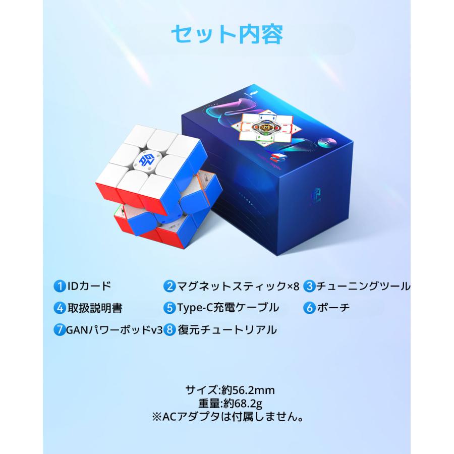 3か月保証】GAN12 ui Maglev -Powerpod ガンキューブ 3×3キューブ