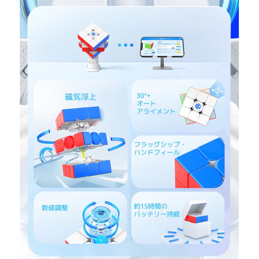 3か月保証】GAN12 ui Maglev -Powerpod ガンキューブ 3×3キューブ