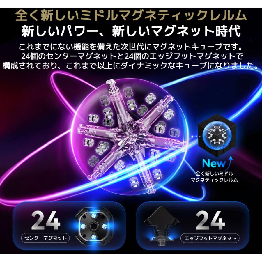 【3ヵ月保証/正規品】GANCUBE ガンキューブ GAN16 Maglev UV マグレブ スピードキューブ 3x3 磁石内蔵 競技用 パズル 知育玩具 |  | 02
