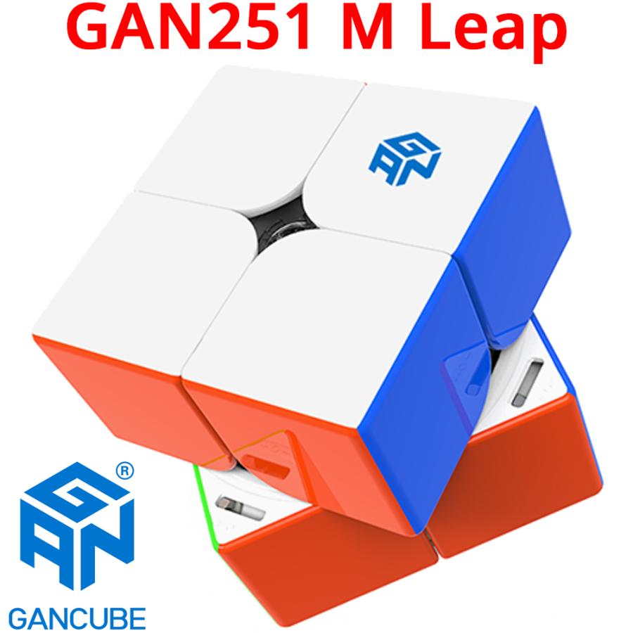 3か月保証】GANCUBE GAN251M Leap 2x2 キューブ Frosted ステッカー