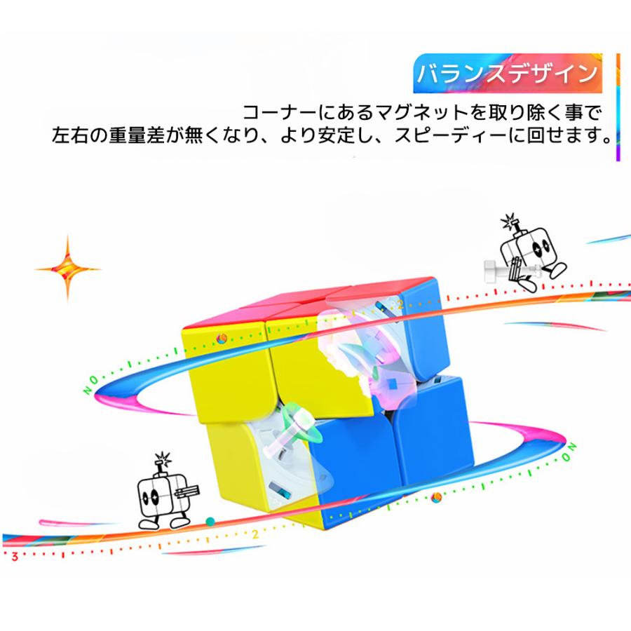 【3か月保証】GANCUBE GAN251M Pro 2x2 キューブ Frosted ステッカーレス 51mm 56g マグネット 磁気 ガンキューブ GAN 251 M Pro 競技用 磁石 スピード ミニ |  | 10