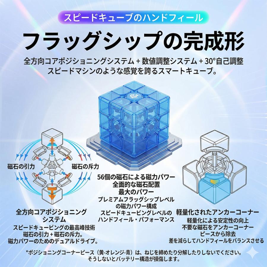 【3ヵ月保証】GANCUBE GAN251 ui UV 2x2 スマートキューブ スピードキューブ アプリ連動 磁石搭載 立体パズル 知育玩具 脳トレ プレゼント 誕生日 正規品 |  | 07