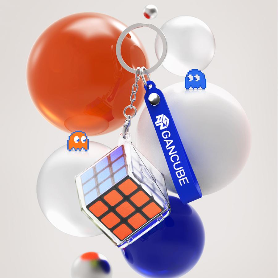 【3か月保証】GANCUBE GAN328 キーチェーン 28x28mm ミニルービックキューブ スピードキューブ キーホルダー  GAN 328 3x3x3  キューブ 立体パズル 公式 |  | 03