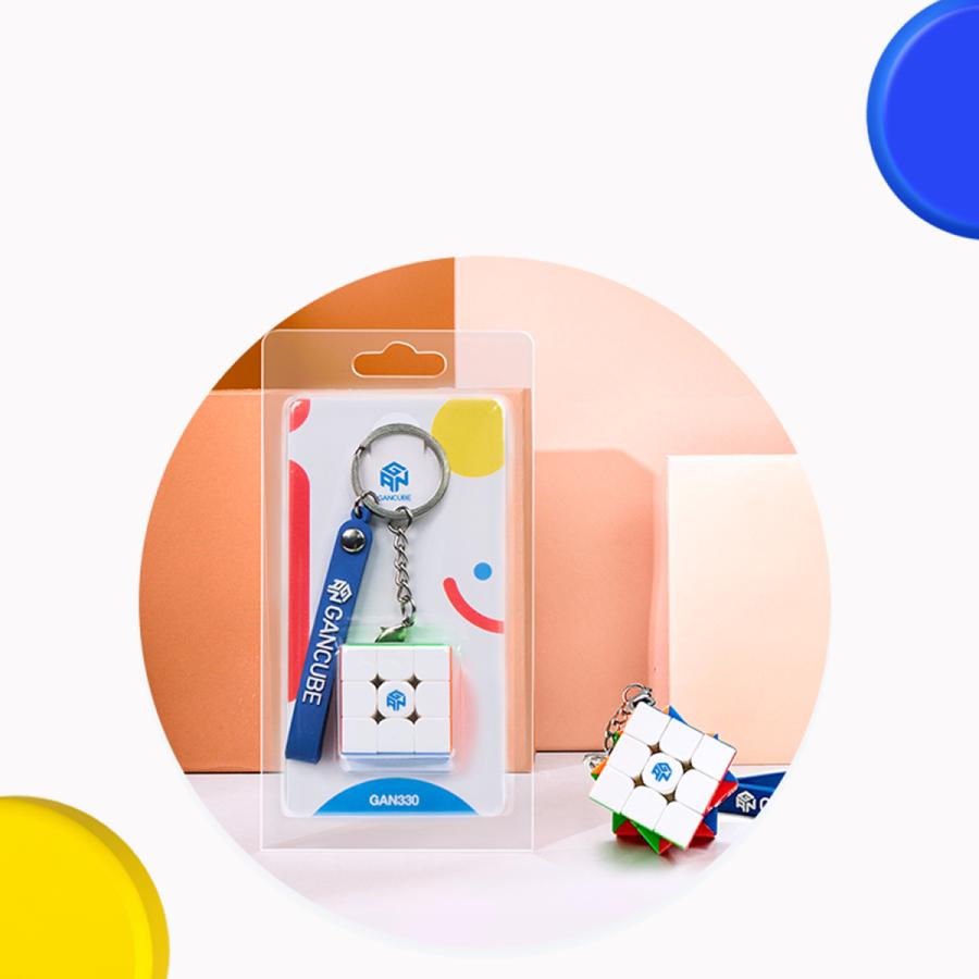 【3か月保証】Gancube GAN 330 キーホルダー ルービックキューブ mini 3x3 スピードキューブ ミニ ガンキューブ GAN330 キューブ 立体パズル スマートキューブ |  | 08