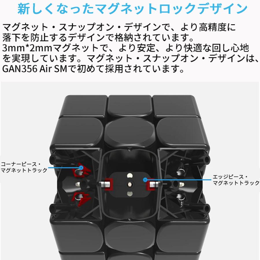 Gancube GAN356 Air SM 競技用 ルービックキューブ 3x3 スピード