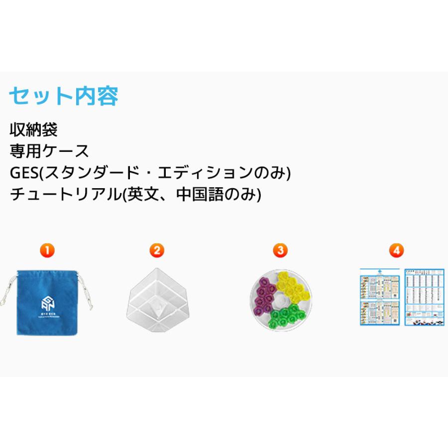 3か月保証】Gancube GAN356M Standard Frosted ステッカーレス 競技用