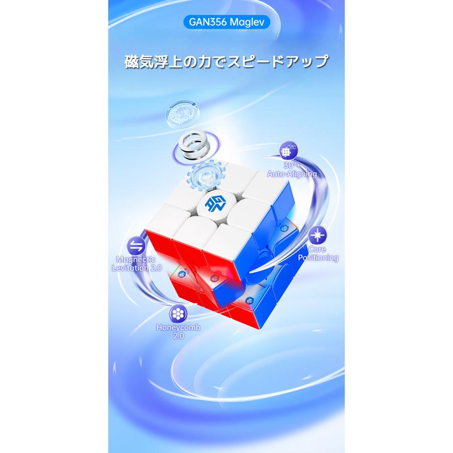 3か月保証】Gancube GAN356 Maglev UVコート ステッカーレス