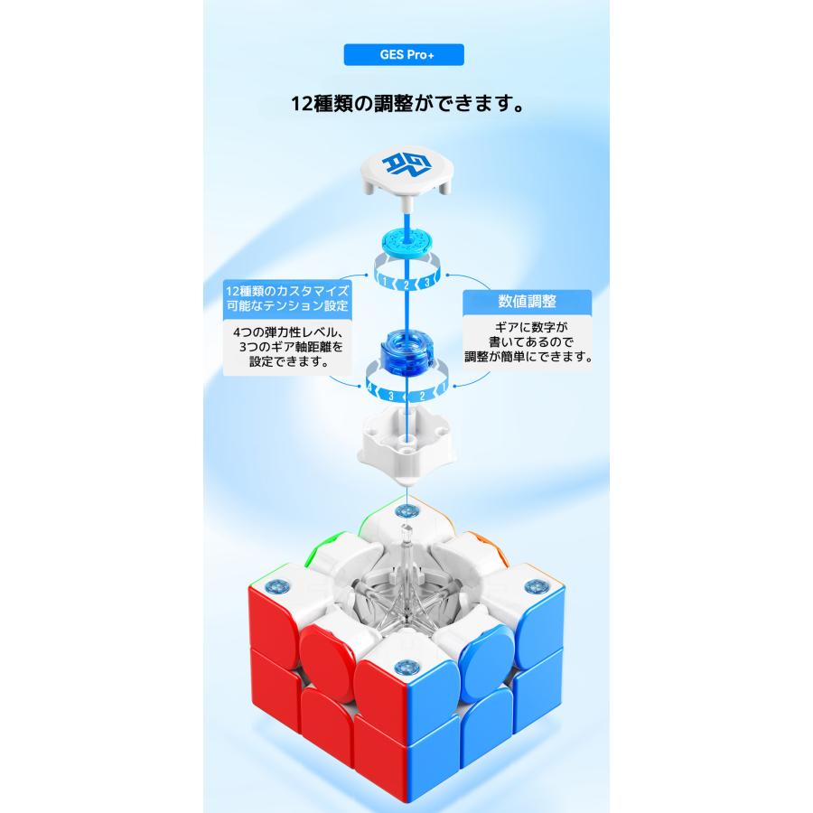 3か月保証】GANCUBE GAN356 M E UV ステッカーレス マグネット 磁石