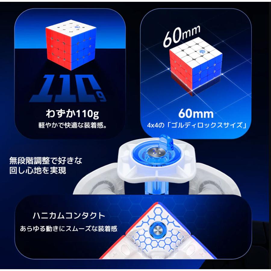3か月保証】GAN460 M v2 UV 4×4 キューブ ガンキューブ 磁石