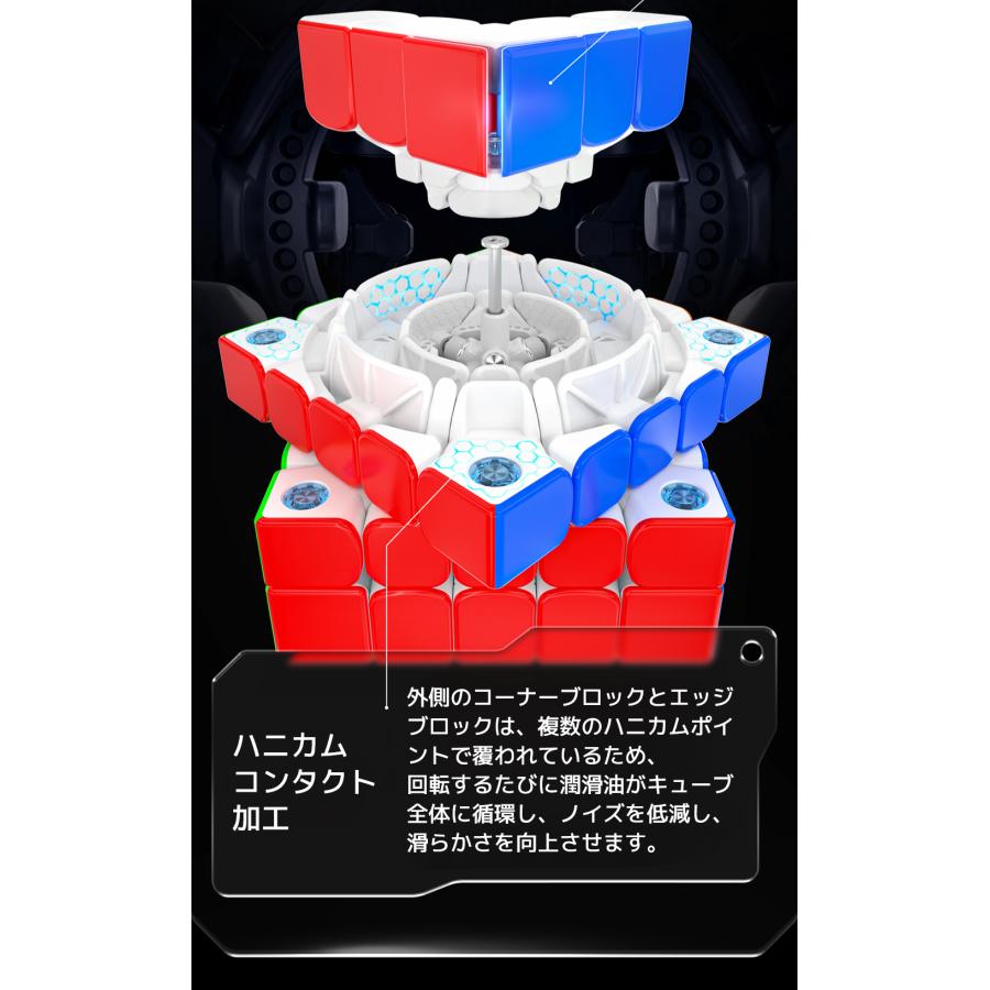 【3か月保証】GAN562 M Frosted 5×5 キューブ ガンキューブ 磁石 ガンキューブ マグネット 磁気 磁力 スピードキューブ ルービックキューブ 立体パズル_15