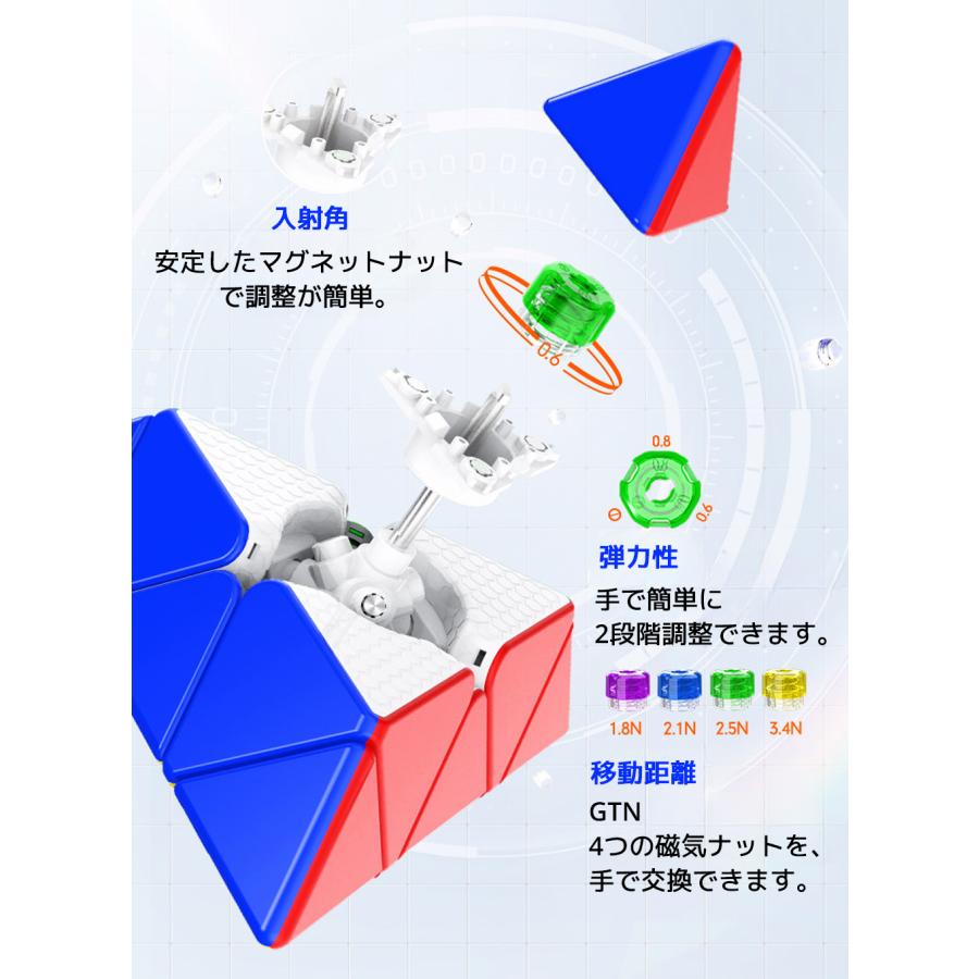 【3か月保証】GANCUBE GAN ピラミンクス エンハンス 磁石 マグネット 搭載 ガン Pyraminx ピラミンクス キューブ ガンキューブ スピード |  | 02