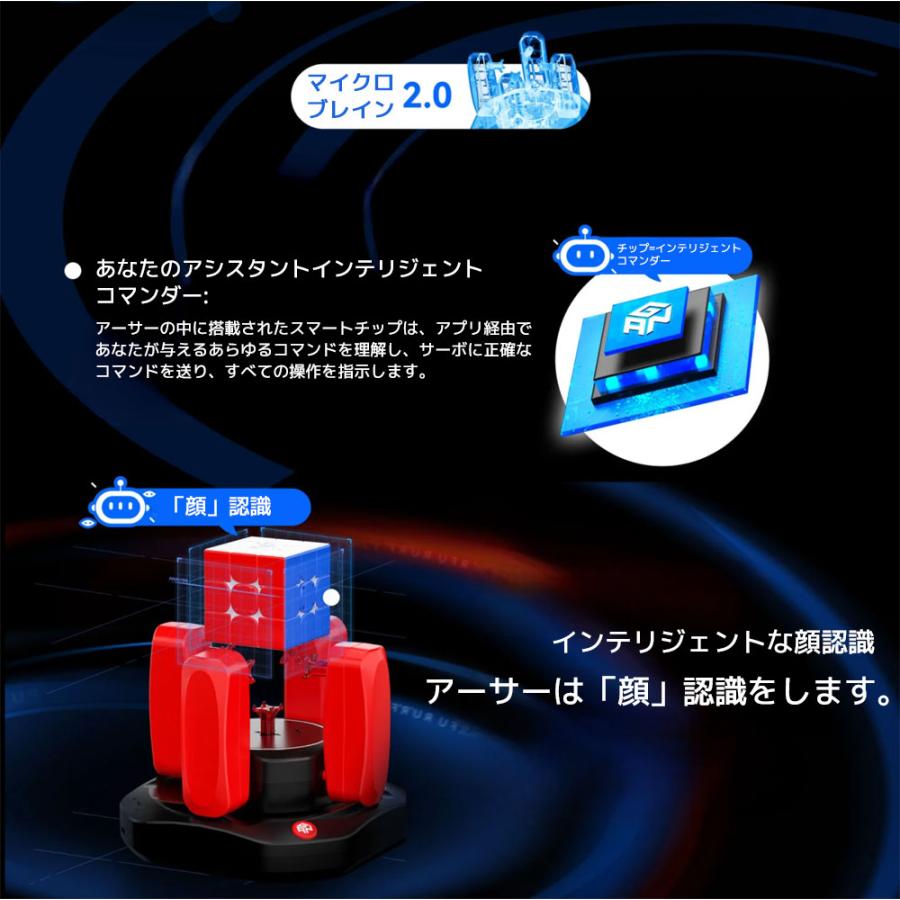 【3か月保証】GANCUBE GAN Robot Arthur ガンロボット アーサー ガンキューブ 自動 スクランブル ソルブ ロボット GAN12 ui Maglev対応 Gancube 競技用 |  | 06