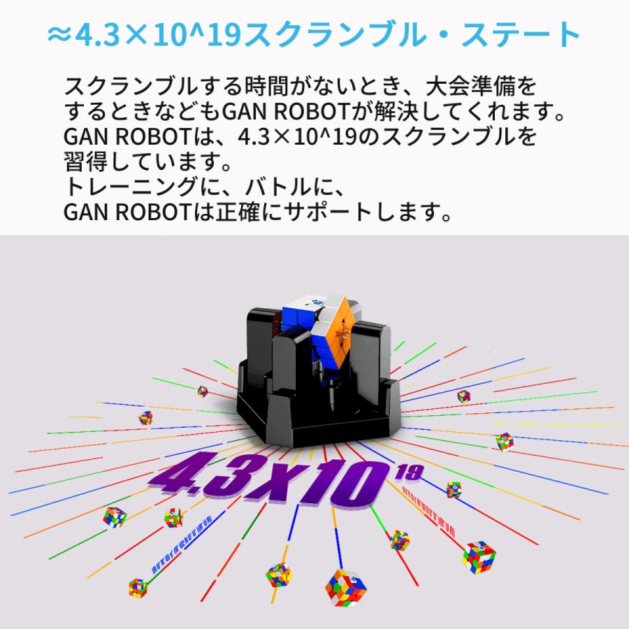 【3か月保証】Gancube GAN ROBOT AI搭載 自動 スクランブル ソルブ ロボット GAN 356 i対応 競技用 ルービックキューブ スピードキューブ ガンキューブ GANROBOT |  | 06