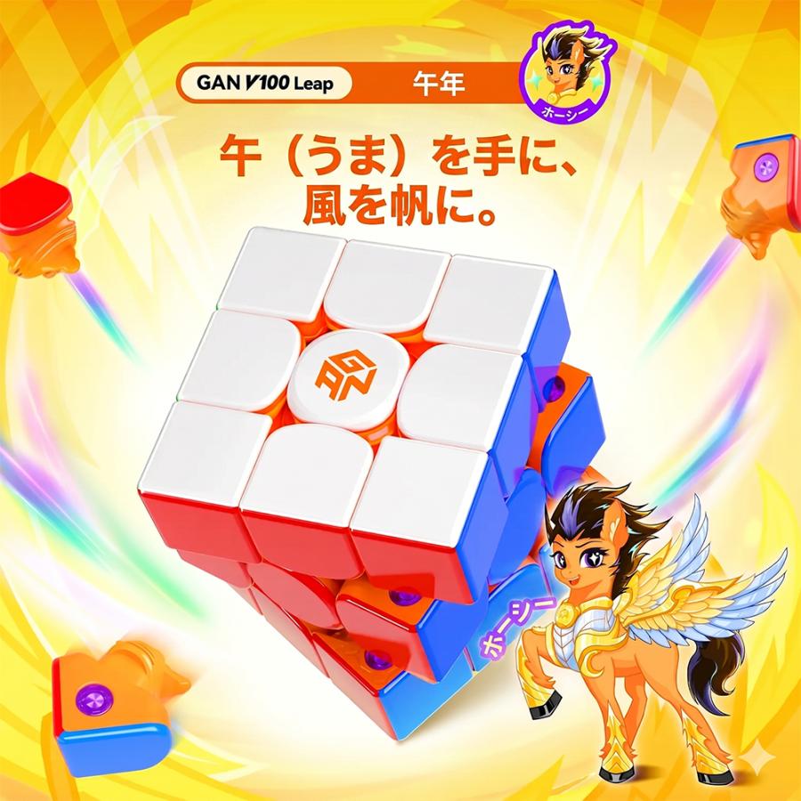 3ヵ月保証/限定】GANCUBE ガンキューブ GAN V100 Leap 午年 天馬