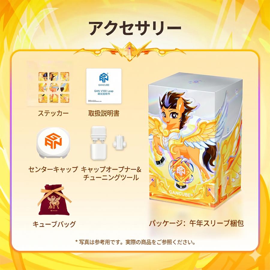 3ヵ月保証/限定】GANCUBE ガンキューブ GAN V100 Leap 午年 天馬