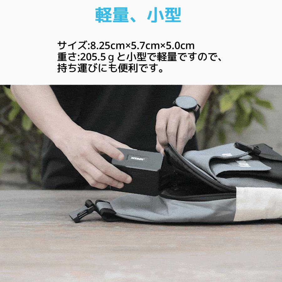 XTAR エクスター GP2 GoPro Hero バッテリー 急速充電器 10 9 8 7 6 5 対応 2個同時充電 USB タイプ Type C 高速 急速 充電器 互換 ゴープロ ヒーロー | XTAR | 06