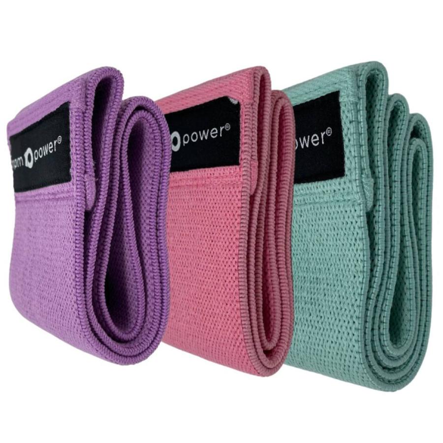 RPM POWER ヒップバンド 3本セット ゴムバンド トレーニングチューブ ゴムチューブ エクササイズバンド フィットネスバンド ヨガ 筋トレ 女性 チューブ バンド |  | 10