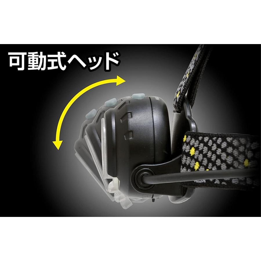 GENTOS（ジェントス） LED ヘッドライト HLP-2301 電池式 450ルーメン