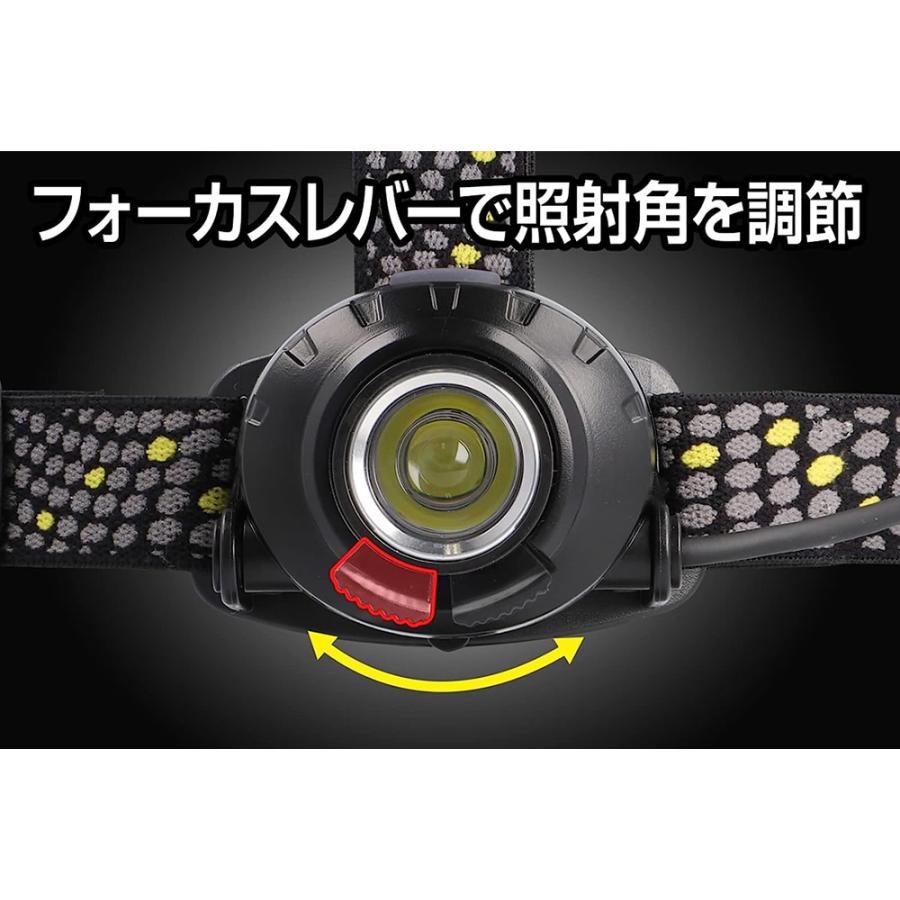 GENTOS LED ヘッドライト 800lm 2個セット GENTOS（ジェントス） LED ヘッドライト HLP-2303 充電式 600ルーメン