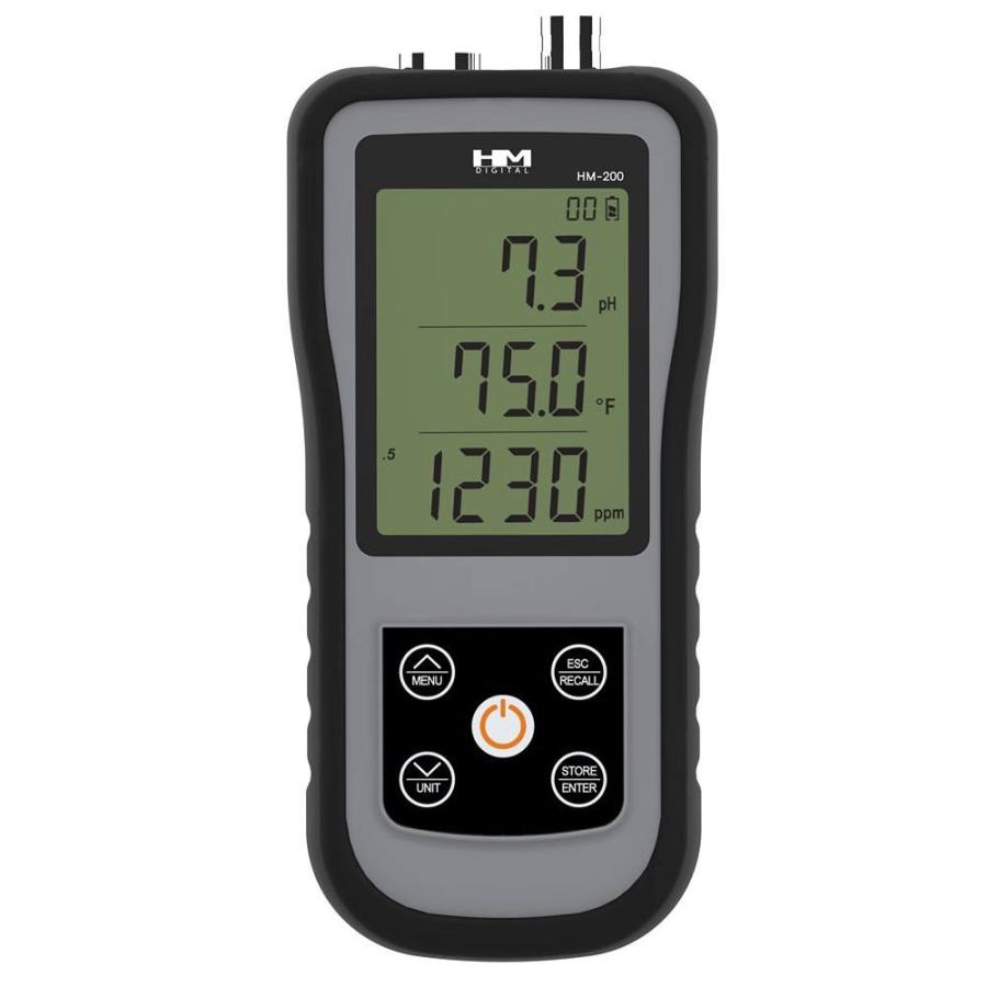 HMデジタル HM-200 ハイドロマスター EC値 TDS値 pH値 水温 測定器 TDSメーター ECメーター pH 測定 ホールド HM Digital アクアプロ コーヒー |  | 01