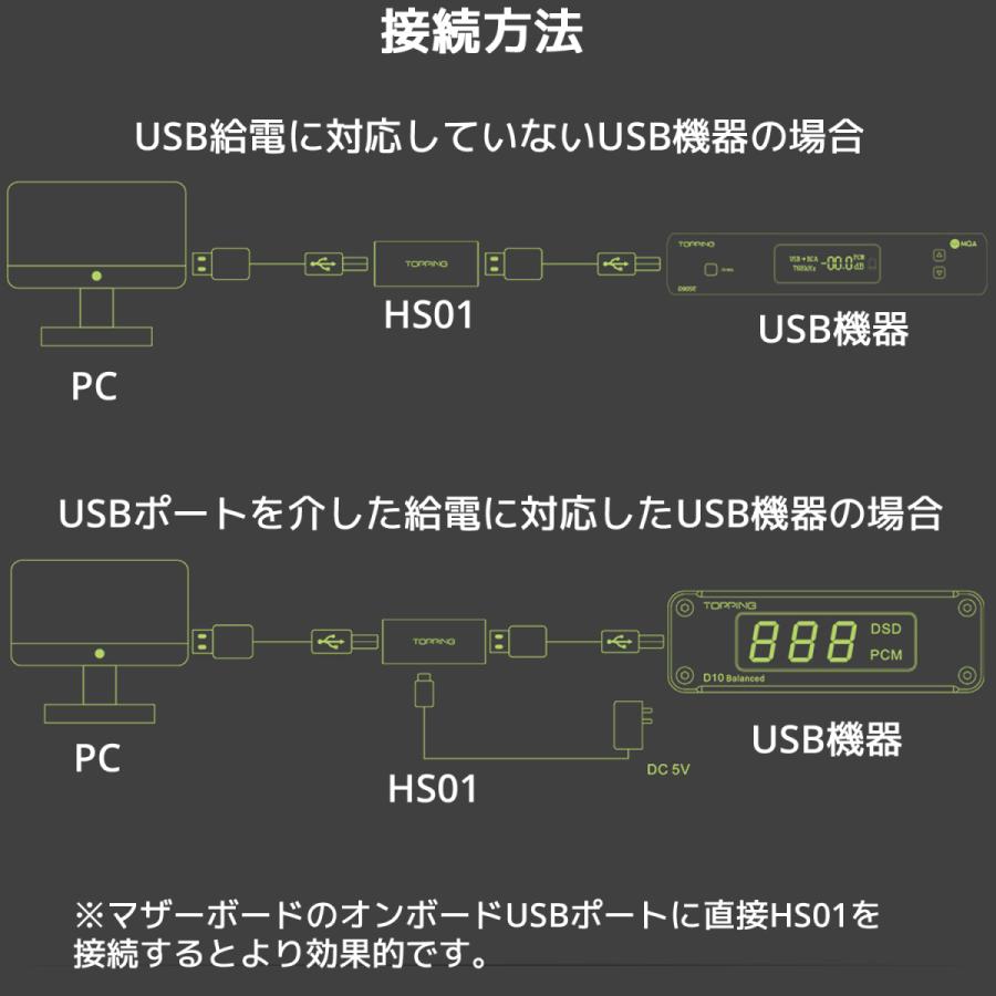 TOPPING HS01 USB 2.0 オーディオ アイソレーター ノイズ 除去 排除 DAC ダック アンプ ヘッドホンアンプ 音質 改善 向上 高音質 ノイズフィルタ トッピング |  | 07