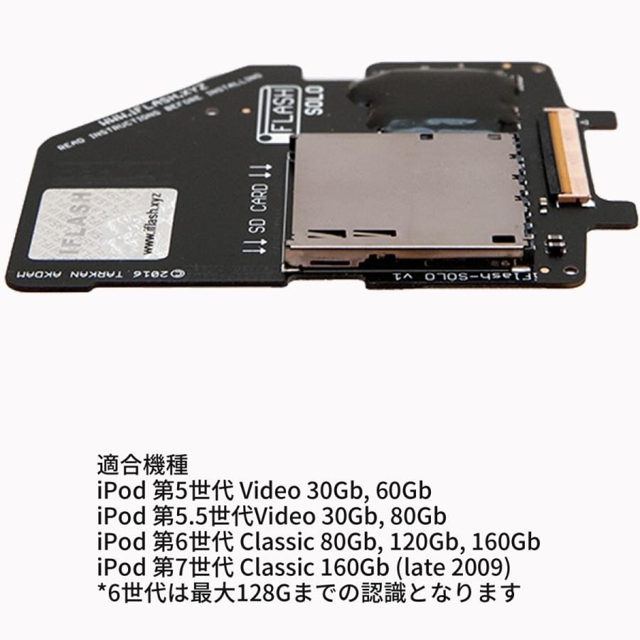 iFlash SOLO iPod用SD変換アダプター 変換 アダプター ソリッド