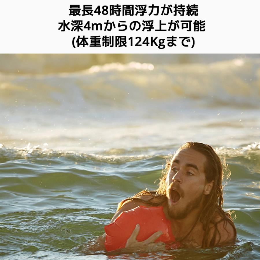 Kingii リストバンド型浮き袋 キンギ キンジー 浮き具 救命補助アイテム 浮き輪 救命胴衣 ライフジャケット フローティングベスト 海 川 プール マリンスポーツ |  | 02