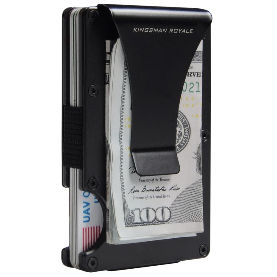 カードケース スキミング防止 Kingsman Royale Wallet 磁気防止 アルミ メンズ レディース 薄型 スリム クレジットカード｜oremeca｜02