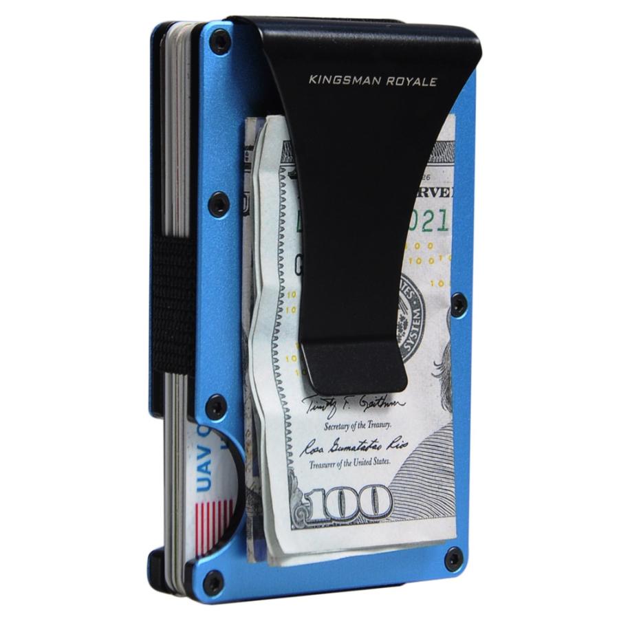 カードケース スキミング防止 Kingsman Royale Wallet 磁気防止 アルミ メンズ レディース 薄型 スリム クレジット