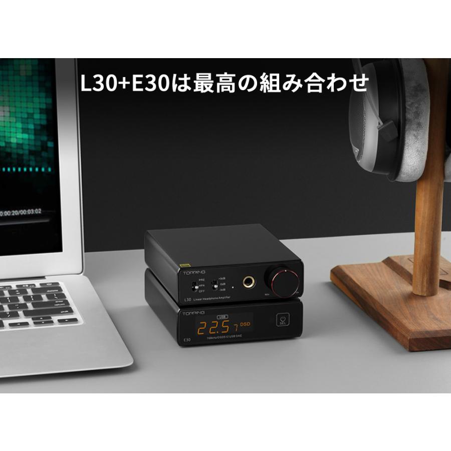 Topping L30 DAC ヘッドホンアンプ ハイレゾ プリアンプ 3段階ゲイン設定 NFCA回路搭載 3500mWx2 低ノイズ 有線接続 アンプ ヘッドホン ヘッドフォン |  | 12