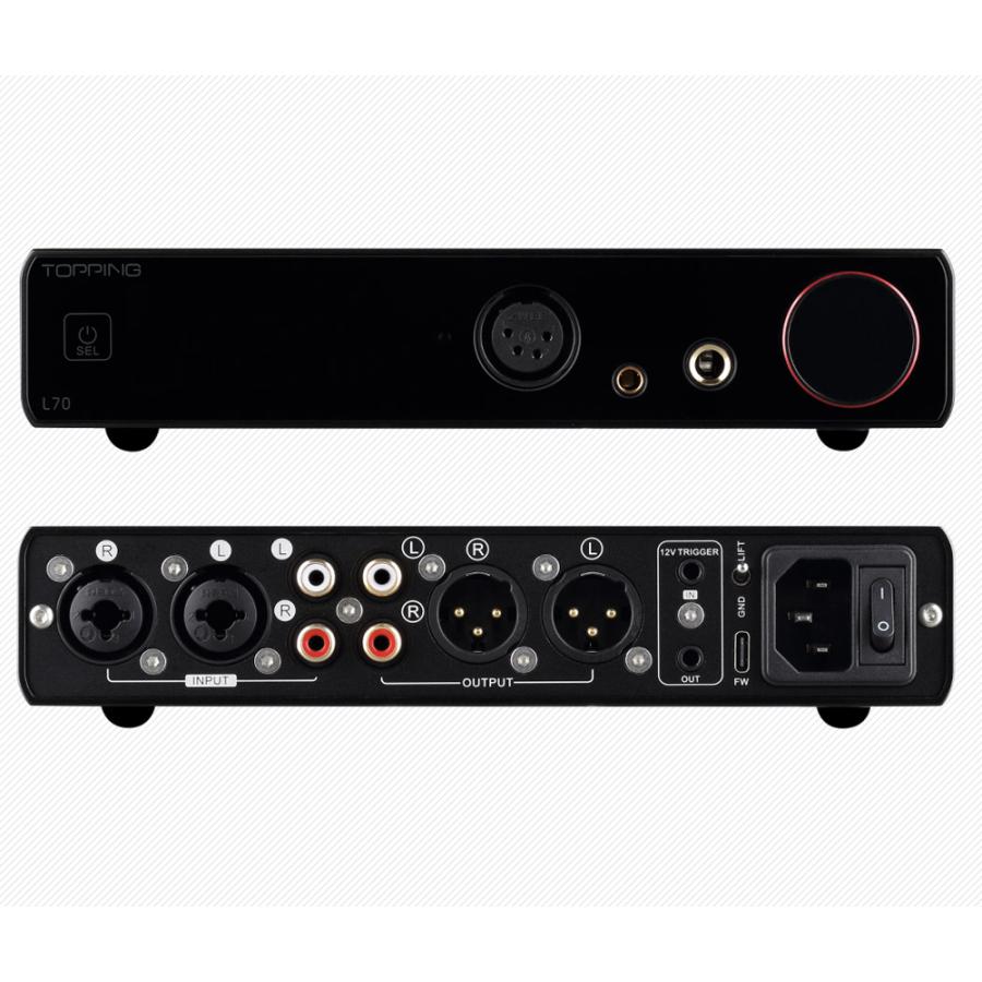 1年保証 TOPPING L70 ヘッドホンアンプ ハイレゾ NFCA対応 トッピング ヘッドフォンアンプ 4ピンXLR  4.4mm バランス 6.35mm 高音質 人気 おすすめ |  | 18