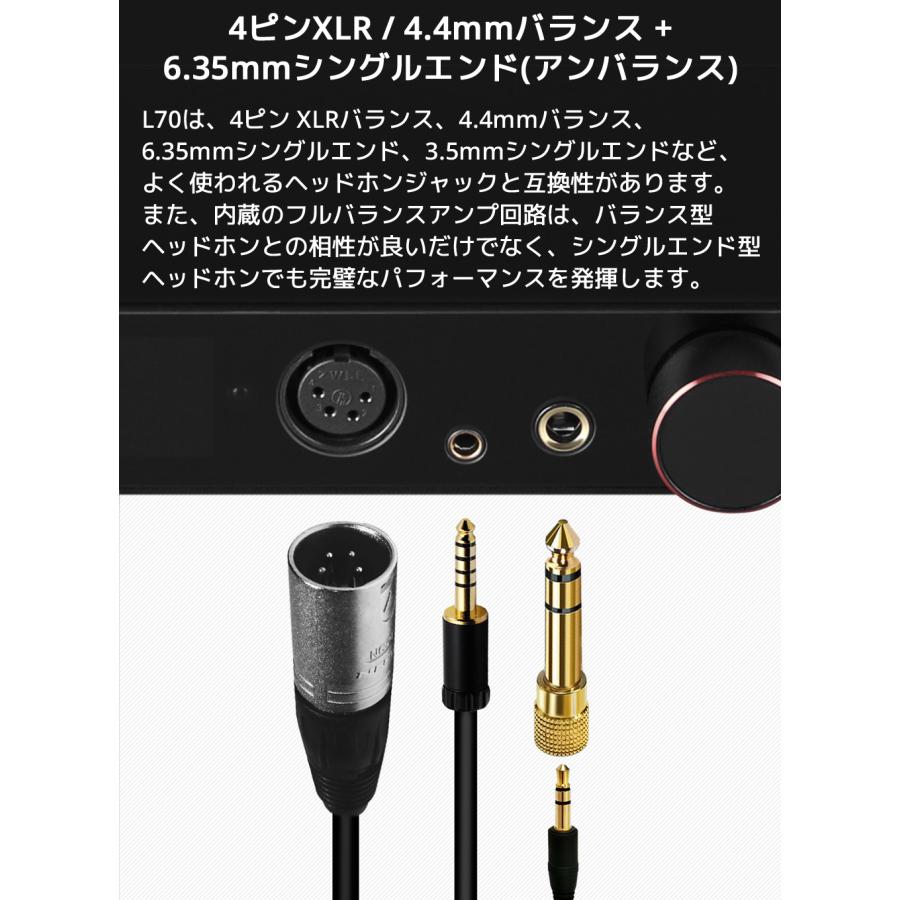 1年保証 TOPPING L70 ヘッドホンアンプ ハイレゾ NFCA対応 トッピング ヘッドフォンアンプ 4ピンXLR  4.4mm バランス 6.35mm 高音質 人気 おすすめ |  | 06