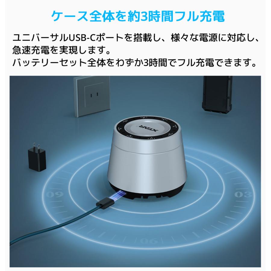 XTAR L8 Box リチウムイオン電池 充電器 8本 エクスター 1.5V 3.6V 3.7V リチウムイオン 1.2V ニッケル水素 単三 単四 18650 21700 マルチサイズ 混合充電 電池 | XTAR | 05