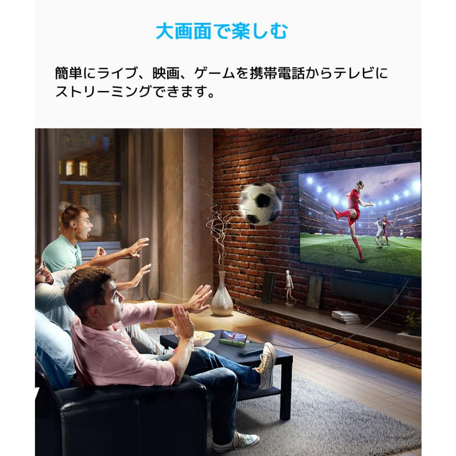 LDLrui USB C to HDMI ケーブル 3m 変換ケーブル 映像出力 4K@60Hz タイプC Type-C hdmiケーブル MacBook Pro Air iPad Pro Galaxy |  | 06