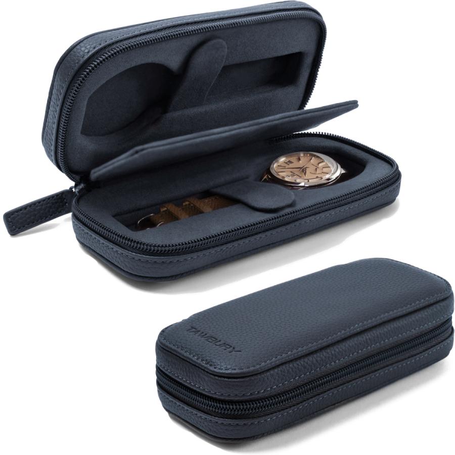 Tawbury 高級 腕時計収納ケース 2本 アクセサリー 収納 本革 ウォッチボックス ケース 革 レザー 時計 ウォッチ 収納 保管 男性 プレゼント 父の日 高品質 2個 |  | 17