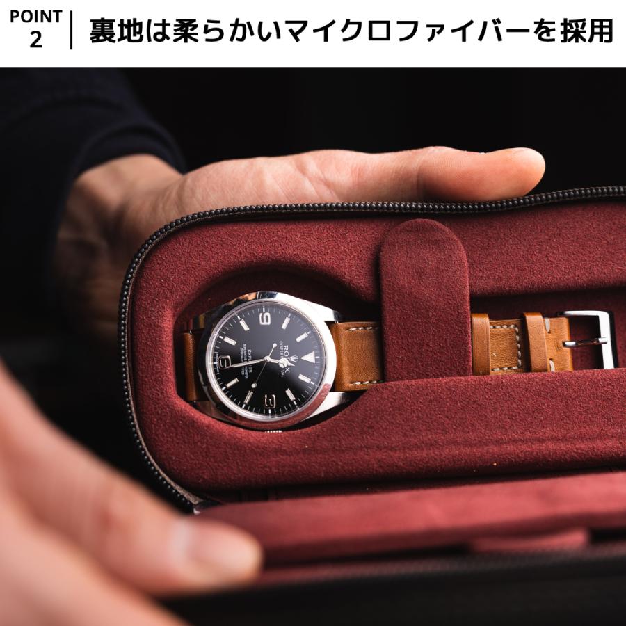 Tawbury 高級 腕時計収納ケース 2本 アクセサリー 収納 本革 ウォッチボックス ケース 革 レザー 時計 ウォッチ 収納 保管 男性 プレゼント 父の日 高品質 2個 |  | 06