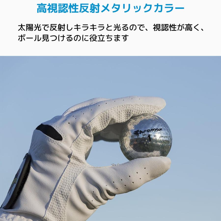 Chromax Metallic M5 カラーゴルフボール 6個入り クロマックス メタリック ゴルフ ボール M5 Pack 誕生日 父の日 プレゼント グッズ |  | 02