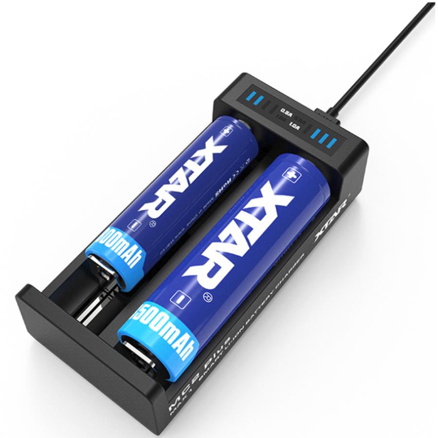 XTAR エクスター MC2 Plus リチウムイオン Micro USB 充電器 ディスプレイ付き 2スロット 電池 バッテリーチャージャー 高速 急速 充電池多機能 高性能 | XTAR | 06