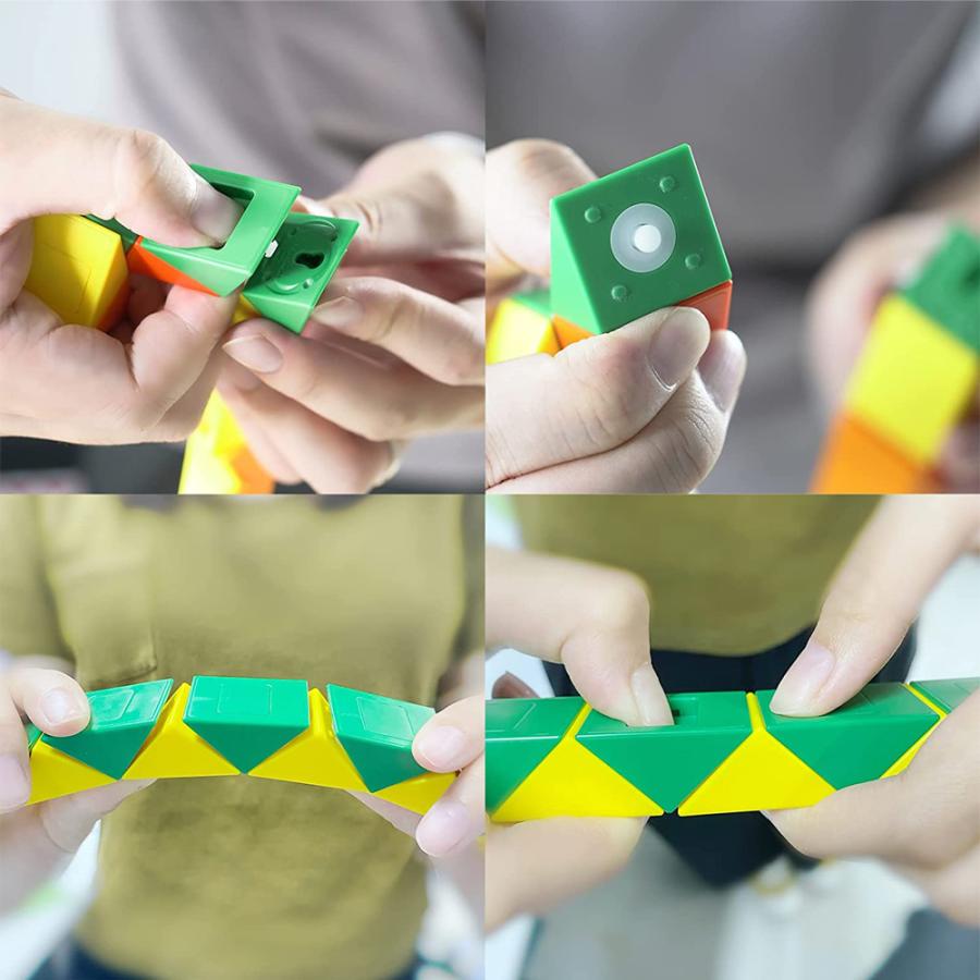 MONSTER GO MG スネーク パズル モンスターゴー 24ブロック ツイスト パズル マジック Gancube Gan ガンキューブ Twist 脳トレ 立体パズル 知育玩具 |  | 11