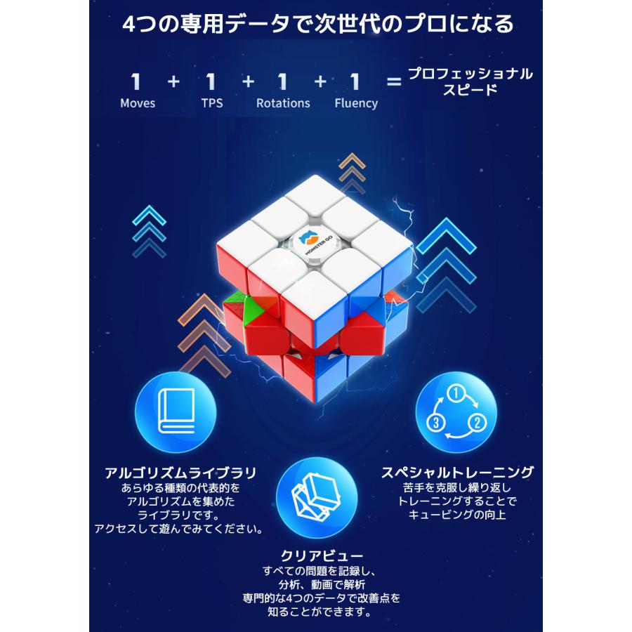 MONSTER GO MG3 AI スマートキューブ モンスターゴー 3x3 キューブ マグネット 磁石 GANCUBE GAN ガンキューブ スピードキューブ ルービックキューブ |  | 09