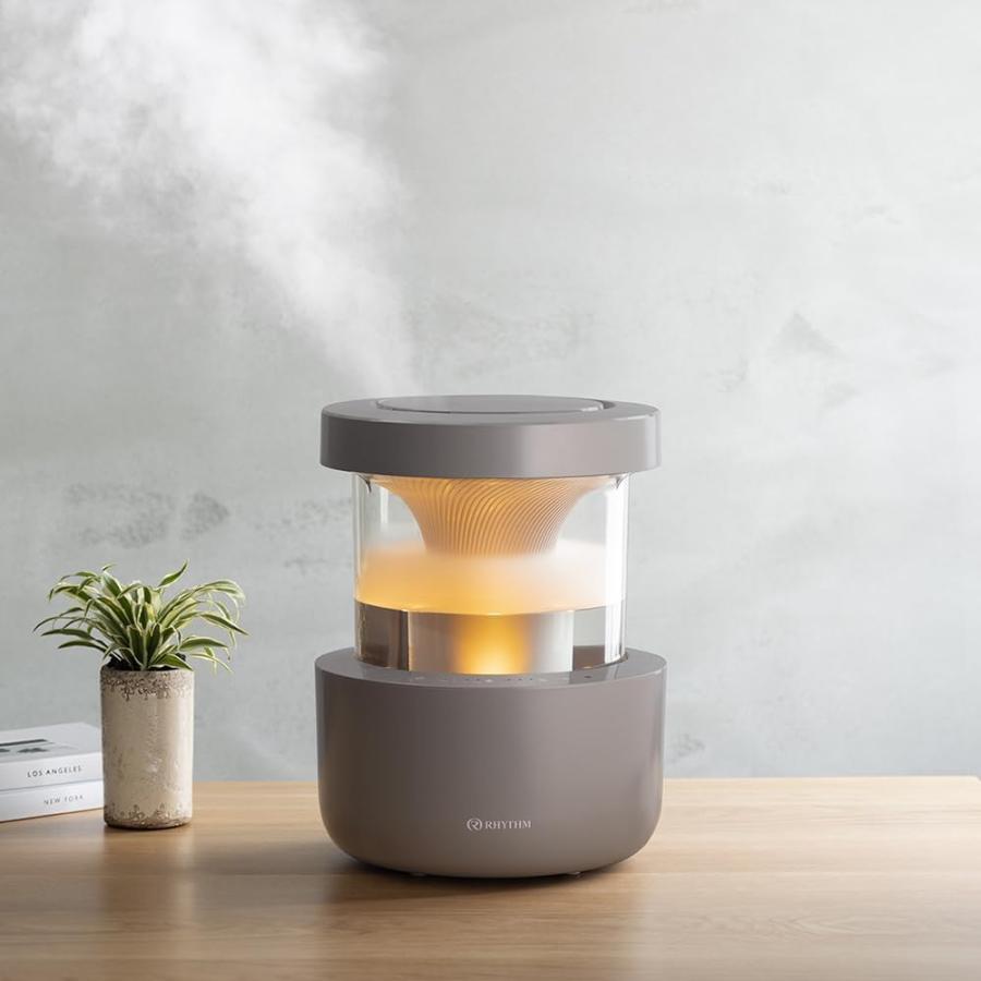 リズム RHYTHM 加湿器 MIST 350 超音波式 10畳 洗いやすい フィルターレス タンク乾燥 卓上 2.2L 大容量 上部給水 静音 省エネ ミスト350 9YY024RH |  | 07